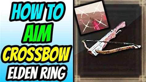Ammunition can be used in ranged weapons such as Bows and Crossbows, so players can deal ranged damage to Enemies and Bosses. . How to aim crossbow elden ring
